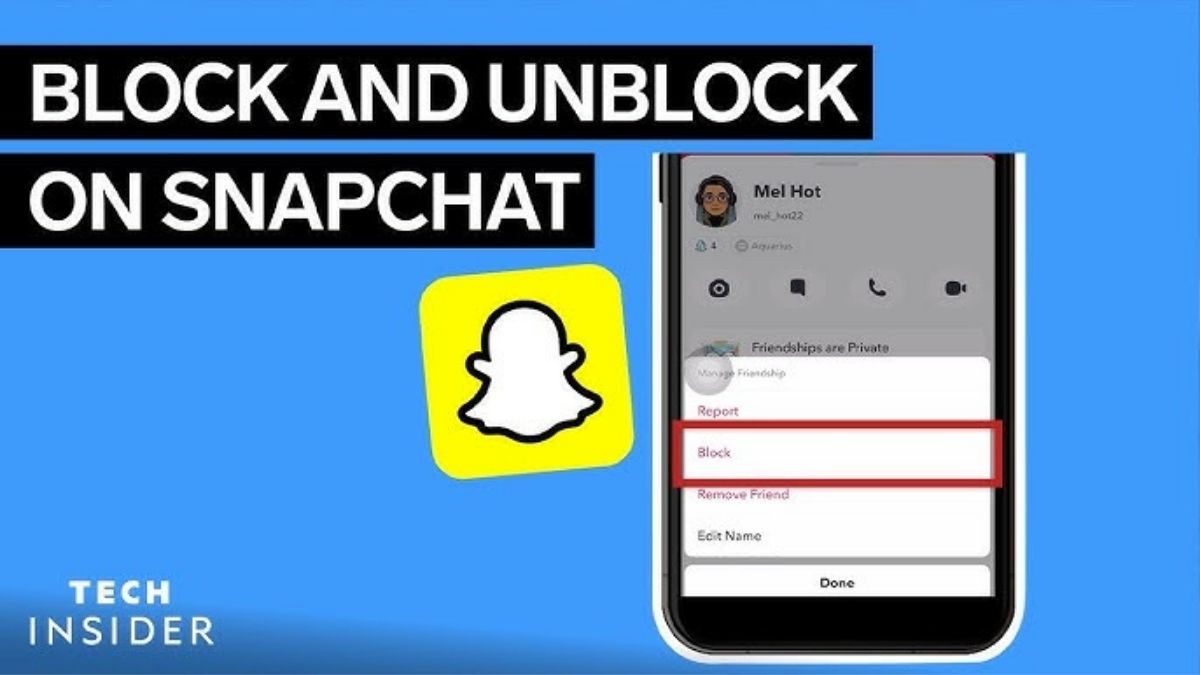 Unblock Someone on Snapchat