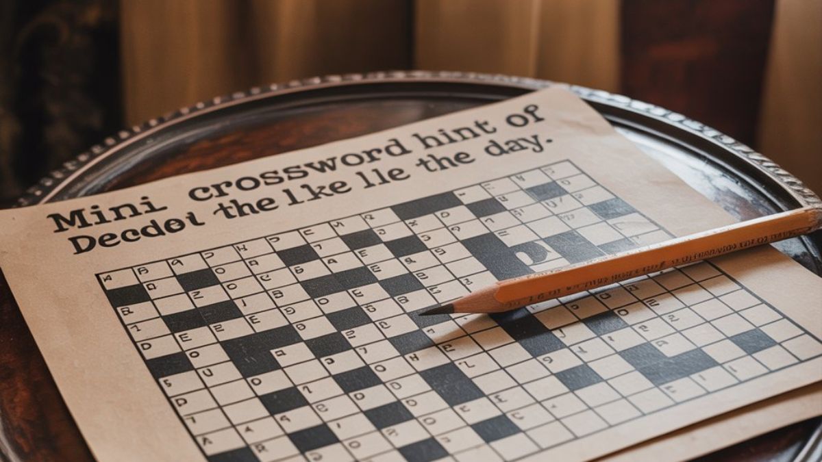 Mini Crossword Hint